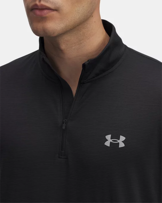 Under Armour Parte de arriba con cremallera de ¼ UA Launch para hombre   Precios de Black Friday