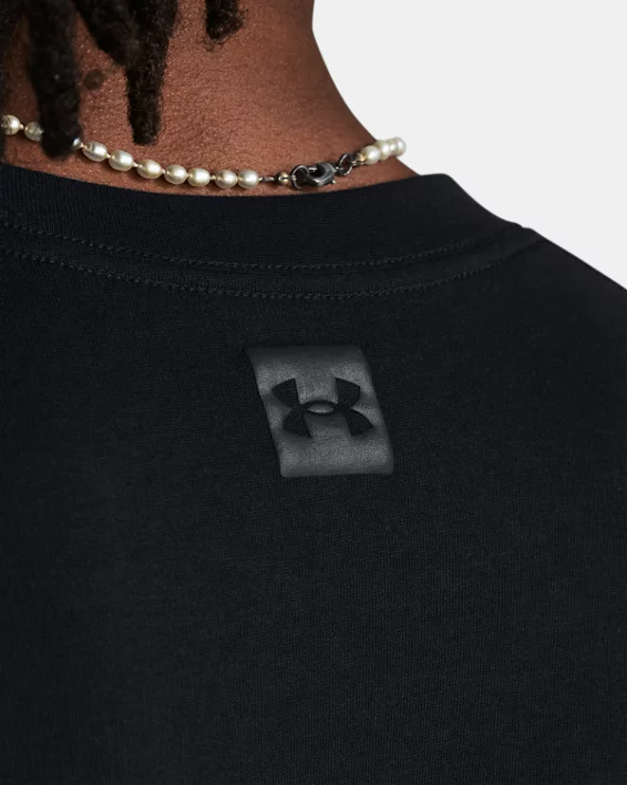 Under Armour Camiseta de manga larga UA Heavyweight Tonal Wordmark para hombre   Oferta exclusiva