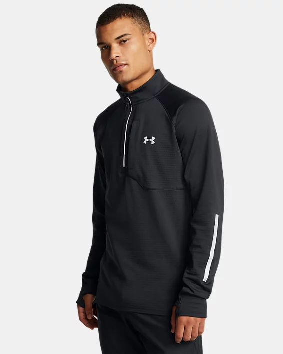 Under Armour Sudadera con media cremallera UA Launch Elite Cold Weather para hombre