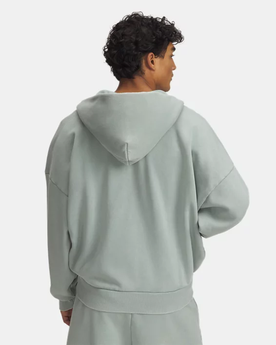 Under Armour Sudadera con cremallera completa UA Icon Heavyweight Fleece Wash para hombre   En línea
