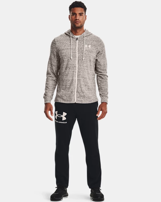Under Armour Sudadera con cremallera completa UA Rival Terry para hombre   Outlet