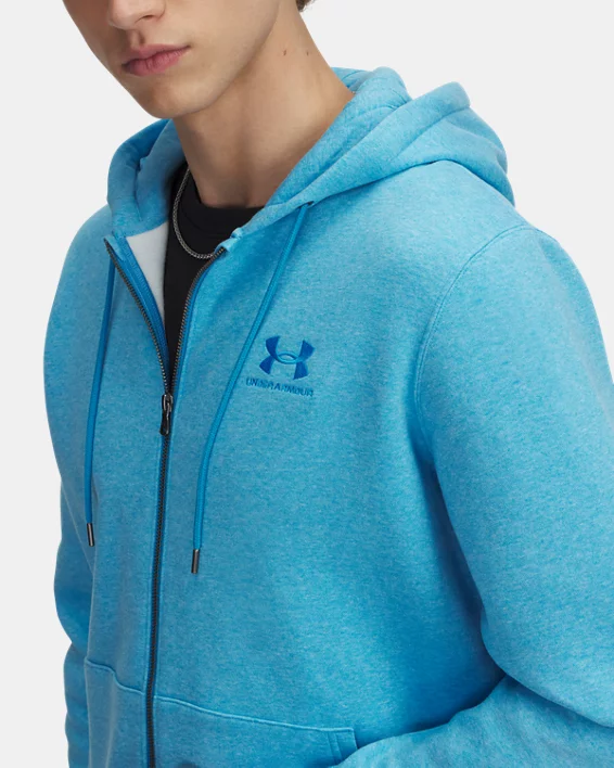 Under Armour Sudadera con capucha y cremallera completa UA Icon Fleece para hombre   Ofertas