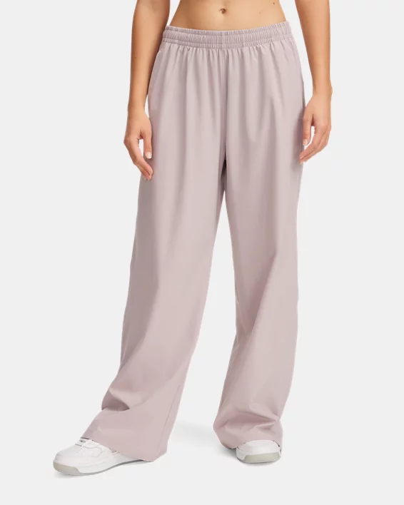 Under Armour Pantalón de pernera ancha UA Rival para mujer   Envío gratis