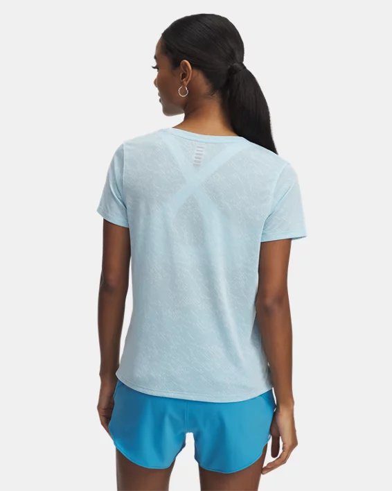 Under Armour Camiseta de manga corta UA Launch Camo para mujer   Limitado a 3 días