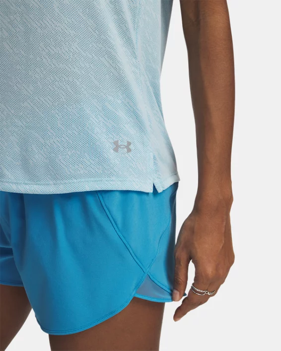 Under Armour Camiseta de manga corta UA Launch Camo para mujer   Limitado a 3 días