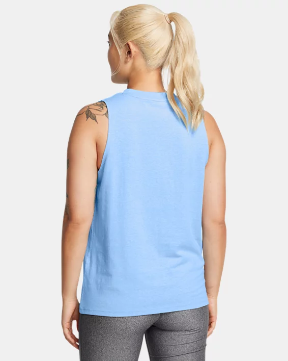 Under Armour Camiseta de tirantes UA Rival Muscle para mujer   Precios de Black Friday