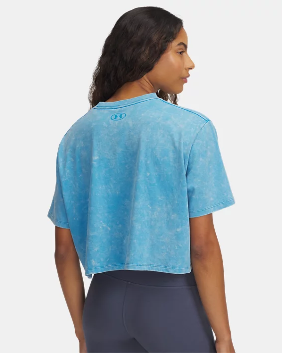 Under Armour Camiseta de manga corta UA Rival Wash para mujer   Outlet