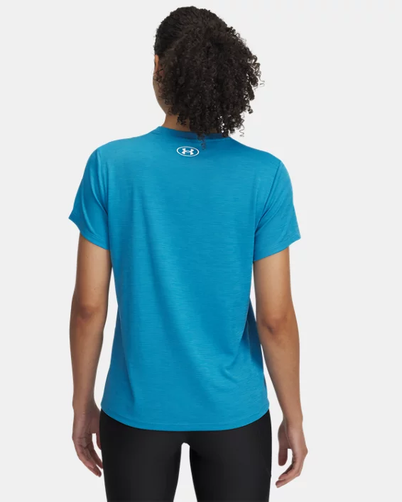 Under Armour Camiseta de manga corta con textura UA Tech™ para mujer   Venta caliente
