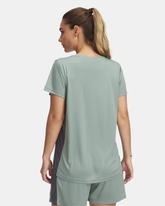 Under Armour Camiseta estampada de manga corta para entrenamiento UA Challenger para mujer   Rebajas top