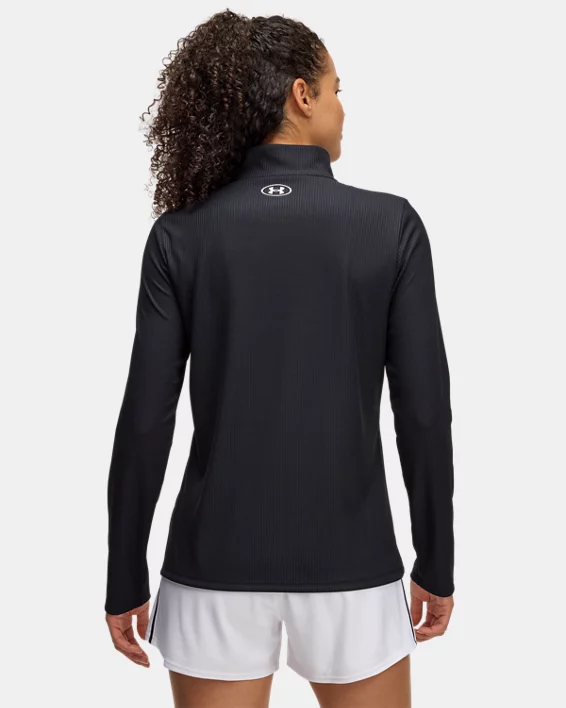Under Armour Parte de arriba acanalada con media cremallera UA Tech™ para mujer   Envío internacional gratuito