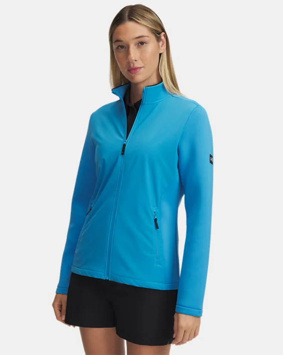 Under Armour Chaqueta con cremallera completa UA Drive Pro Hybrid para mujer