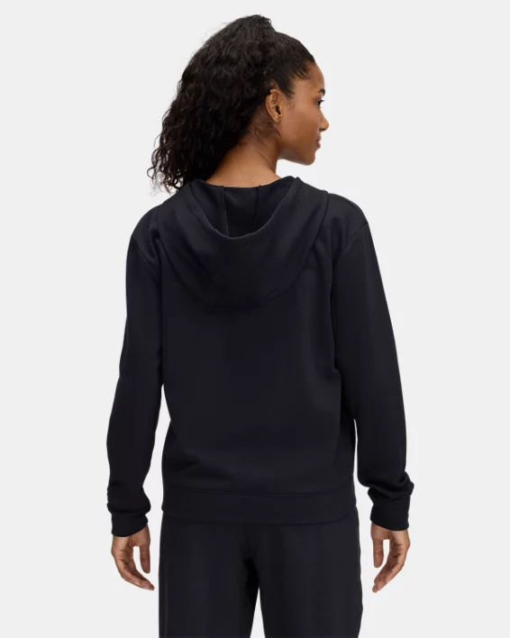 Under Armour Sudadera con cremallera completa UA Rival Terry para mujer   Oferta exclusiva