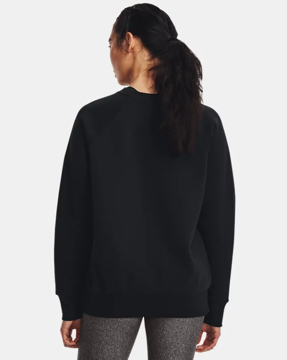 Under Armour Sudadera de cuello redondo UA Rival Fleece para mujer   Precio ultrabajo