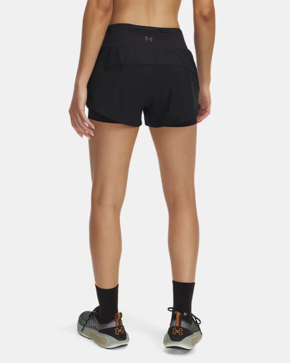 Under Armour Pantalón corto 2 en 1 UA Launch Pro para mujer   Outlet online