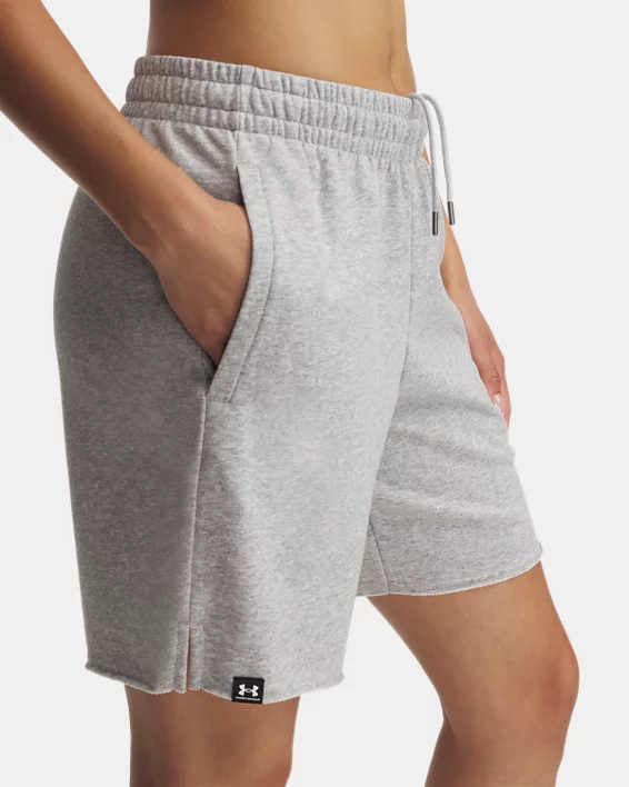 Under Armour Pantalón corto UA Icon Terry Long para mujer   Rebajas