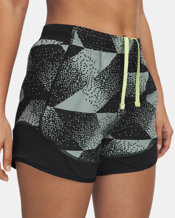Under Armour Pantalón corto estampado UA Challenger Pro para mujer   Ofertas