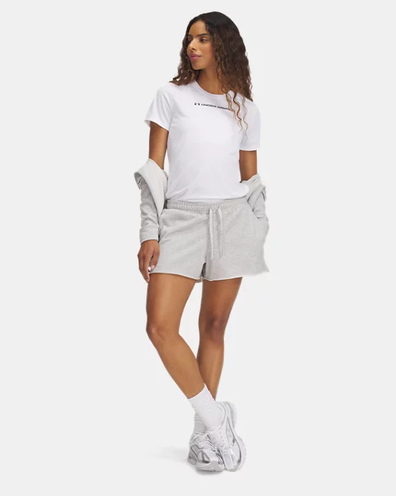 Under Armour Pantalón corto UA Rival Terry para mujer   Rebajas de fábrica