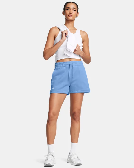 Under Armour Pantalón corto UA Rival Fleece para mujer   Ventas relámpago