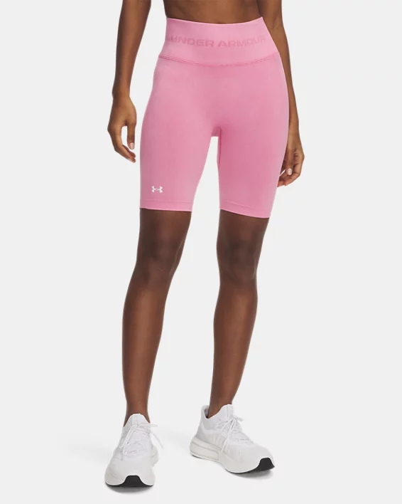 Under Armour Pantalón corto UA Vanish de efecto lavado sin costuras para mujer