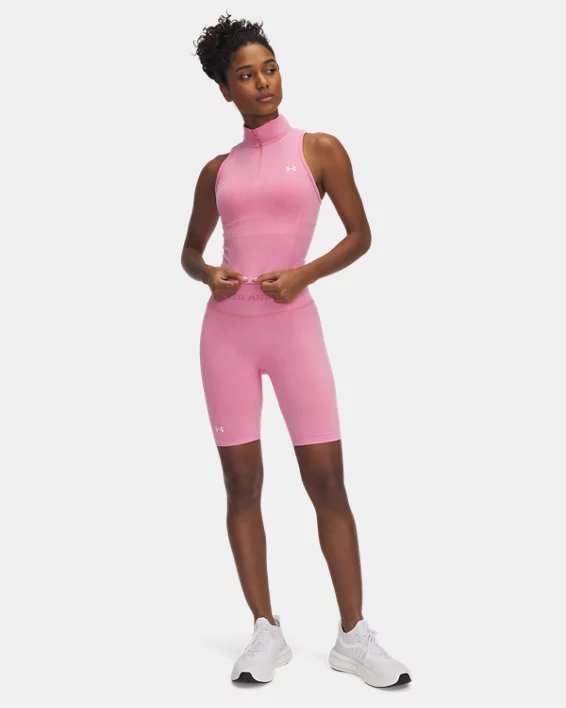 Under Armour Pantalón corto UA Vanish de efecto lavado sin costuras para mujer   Descuento