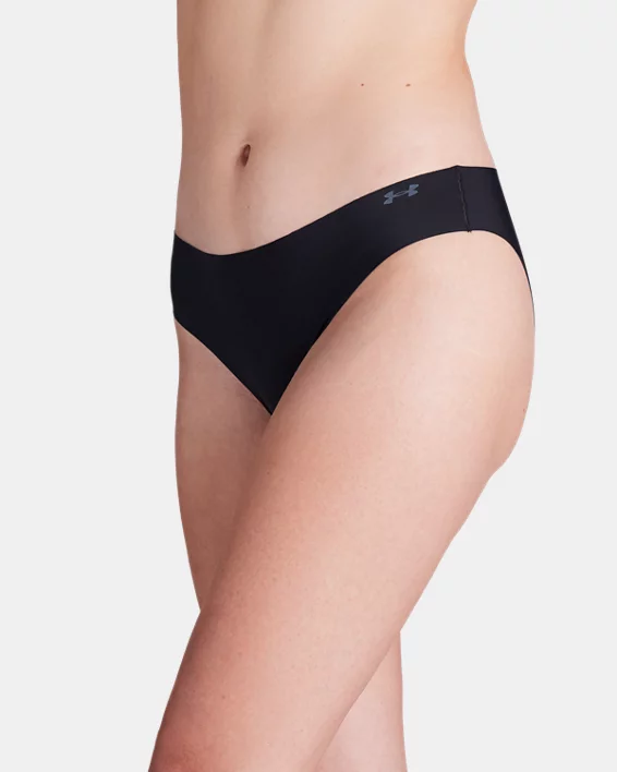 Under Armour Bikini invisible UA Pure Stretch para mujer - Paquete de 3   Oferta especial