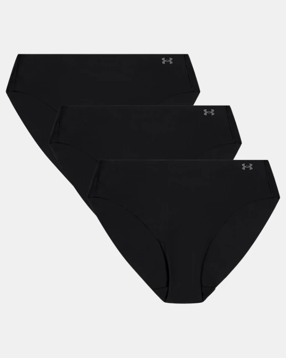 Under Armour Bikini invisible UA Pure Stretch para mujer - Paquete de 3   Oferta especial
