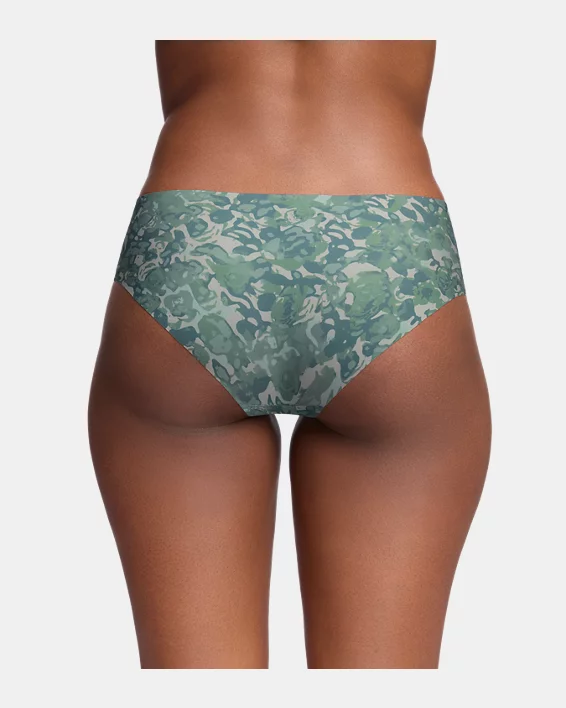 Under Armour Bragas invisibles con estampado UA Pure Stretch para mujer - Paquete de 3   Envío gratis
