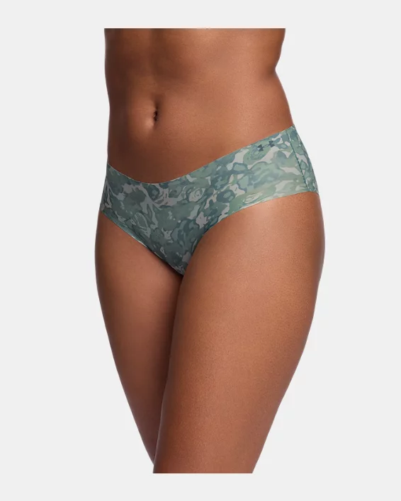 Under Armour Bragas invisibles con estampado UA Pure Stretch para mujer - Paquete de 3   Envío gratis