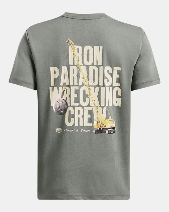 Under Armour Camiseta de manga corta Project Rock Tools Of The Trade para niño   Ahorra y exporta