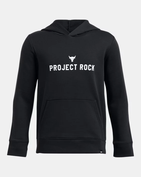 Under Armour Sudadera con capucha Project Rock Rival para niño   Libre de impuestos