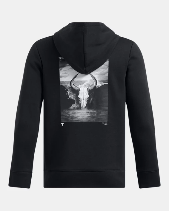 Under Armour Sudadera con capucha Project Rock Rival para niño   Libre de impuestos