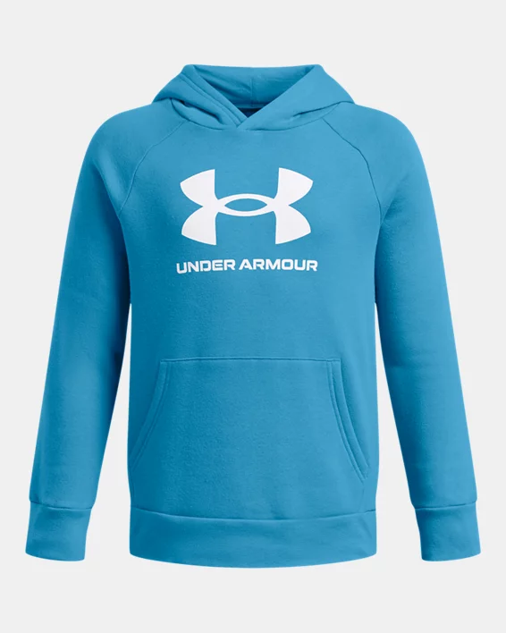 Under Armour Sudadera con capucha UA Rival Fleece Big Logo para niño   Rebajas baratas
