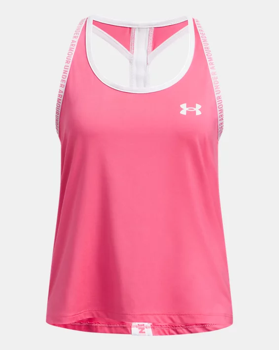 Under Armour Camiseta sin mangas UA Knockout para niña  