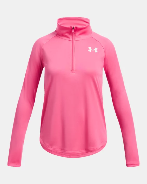 Under Armour Sudadera con media cremallera y estampado UA Tech™ para niña   Precio de fábrica