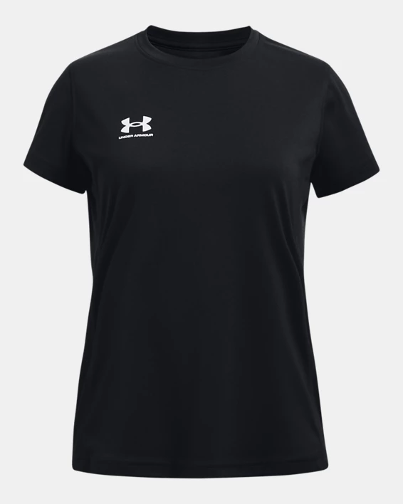 Under Armour Camiseta de manga corta de entrenamiento UA Challenger para niña