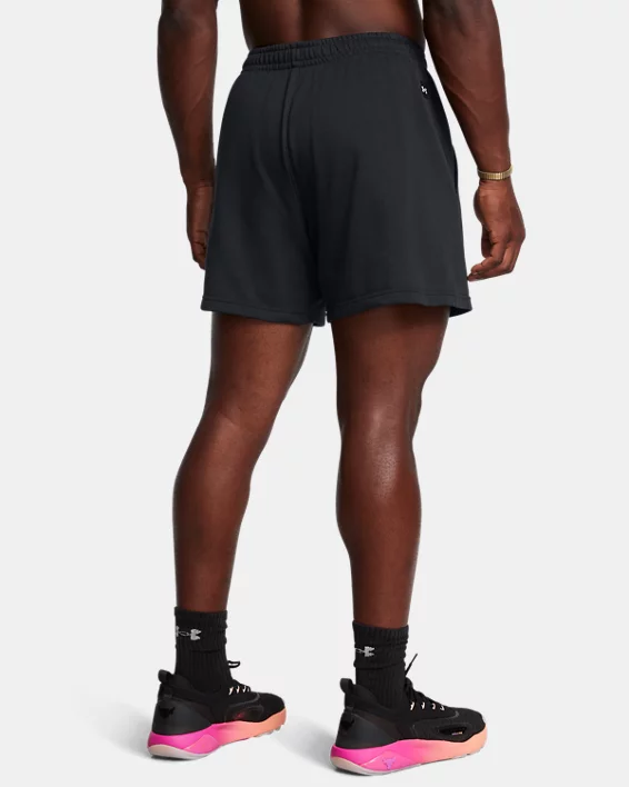Under Armour Pantalón corto Project Rock Terry Fleece Badge Of Honor para hombre   En línea