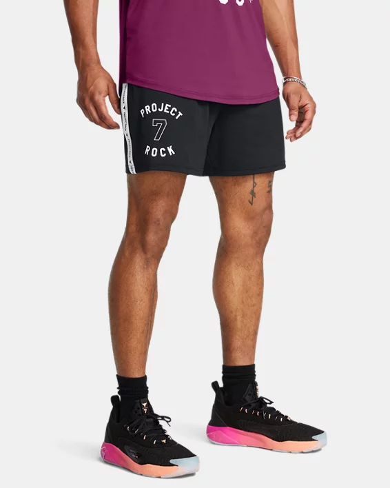 Under Armour Pantalón corto Project Rock Mesh Badge Of Honor para hombre  