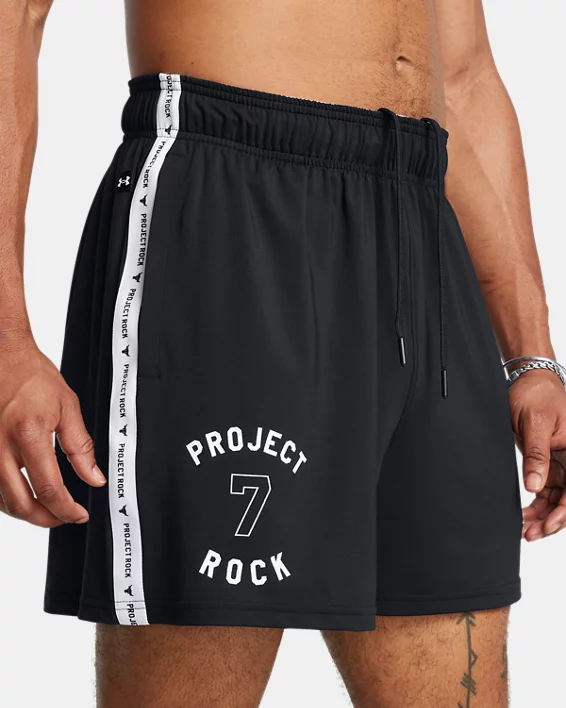 Under Armour Pantalón corto Project Rock Mesh Badge Of Honor para hombre   Venta caliente