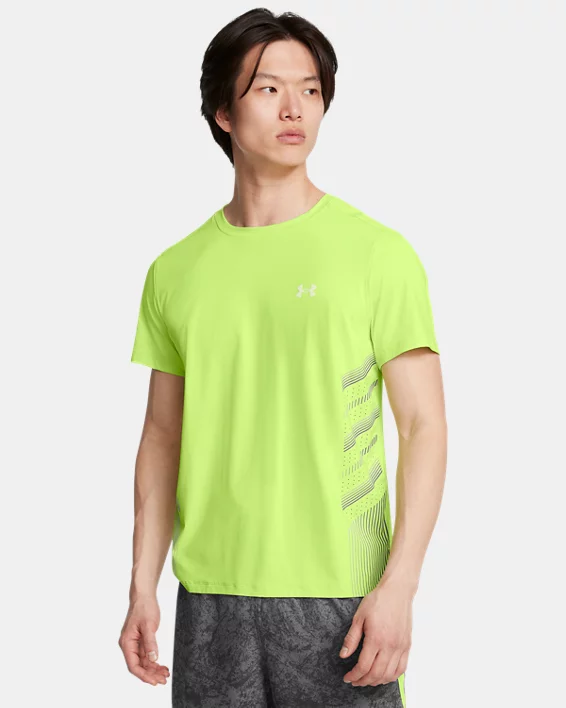 Under Armour Camiseta de manga corta estampada UA Launch Elite para hombre