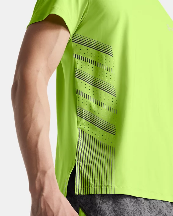 Under Armour Camiseta de manga corta estampada UA Launch Elite para hombre   Últimos 2 días