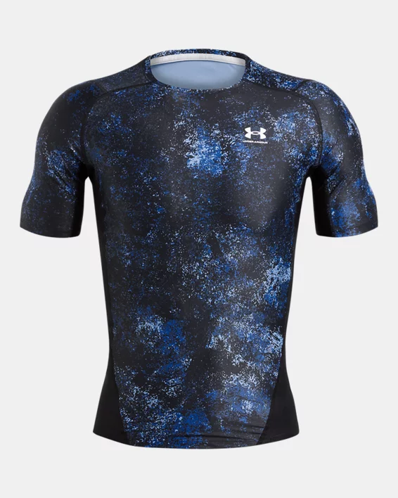Under Armour Camiseta de manga corta con estampado HeatGear® Iso-Chill para hombre   Último día