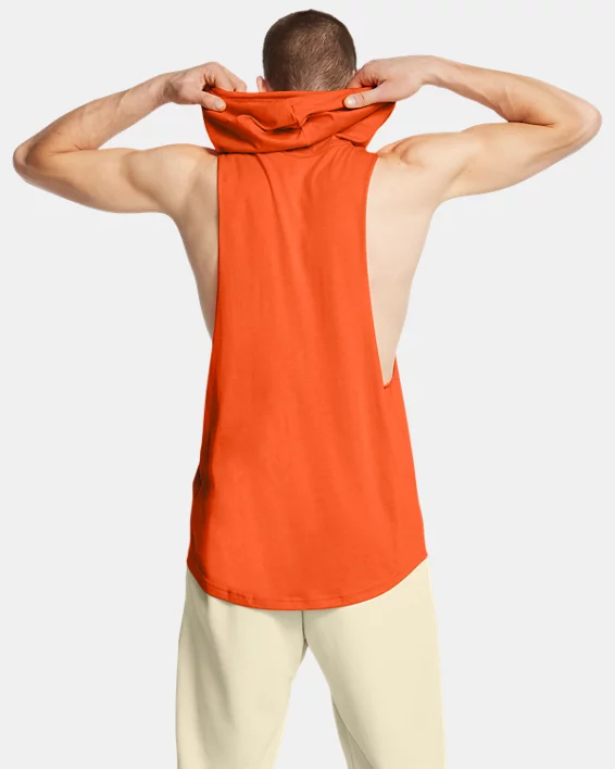 Under Armour Sudadera con capucha sin mangas Project Rock para hombre   Promoción por tiempo limitado