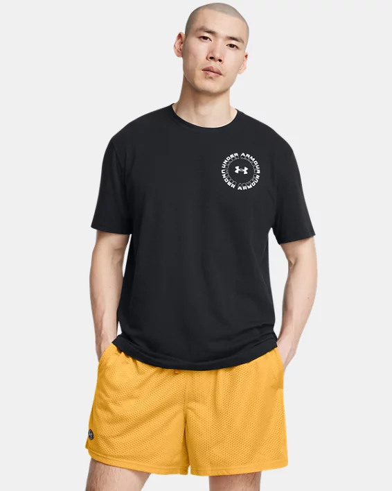 Under Armour Camiseta de manga corta UA Radial Wordmark para hombre   Tienda de fábrica