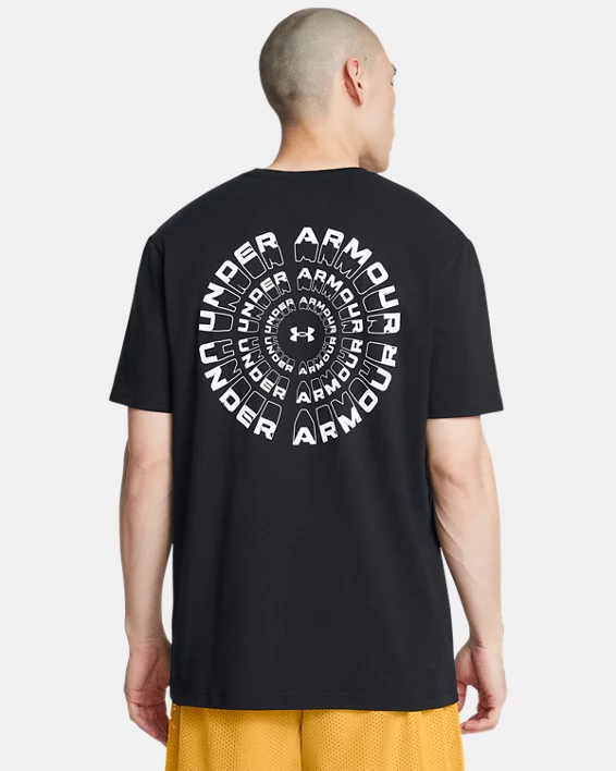 Under Armour Camiseta de manga corta UA Radial Wordmark para hombre   Tienda de fábrica