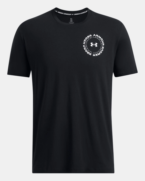 Under Armour Camiseta de manga corta UA Radial Wordmark para hombre   Tienda de fábrica