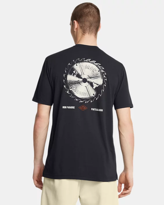 Under Armour Camiseta de manga corta Project Rock Tools Of The Trade para hombre   Ahorra y exporta