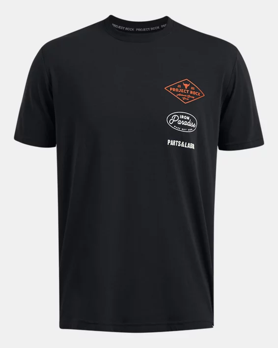Under Armour Camiseta de manga corta Project Rock Tools Of The Trade para hombre   Ahorra y exporta