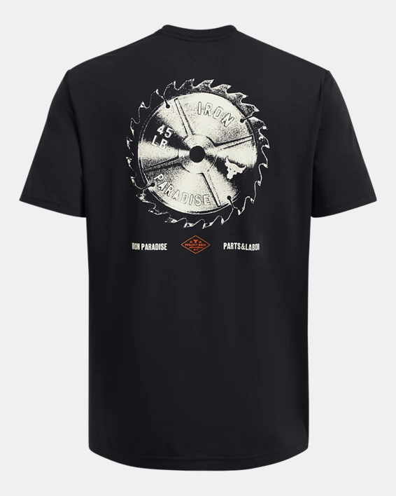 Under Armour Camiseta de manga corta Project Rock Tools Of The Trade para hombre   Ahorra y exporta