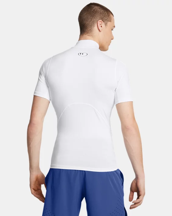 Under Armour Camiseta con manga corta y cuello alto de compresión HeatGear® para hombre   Ofertas de temporada