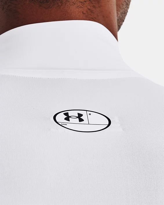 Under Armour Camiseta con manga corta y cuello alto de compresión HeatGear® para hombre   Ofertas de temporada